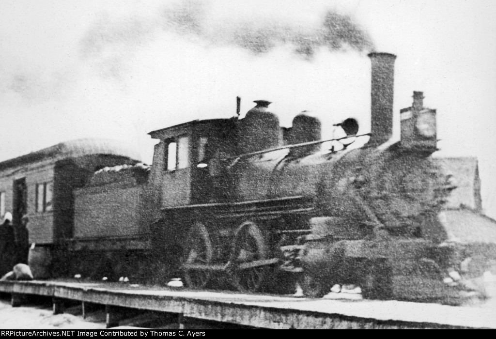 Steam-Powered Passenger Train, c 1900